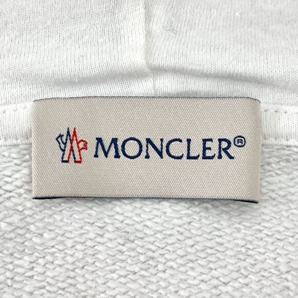Moncler White Hoodie Sweatshirt S - Picture 7 of 8